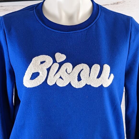 Shein Frenchy Bisou Graphic Sweatshirt sz Small - Picture 5 of 5